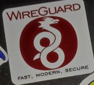 Sticker with the WireGuard logo
